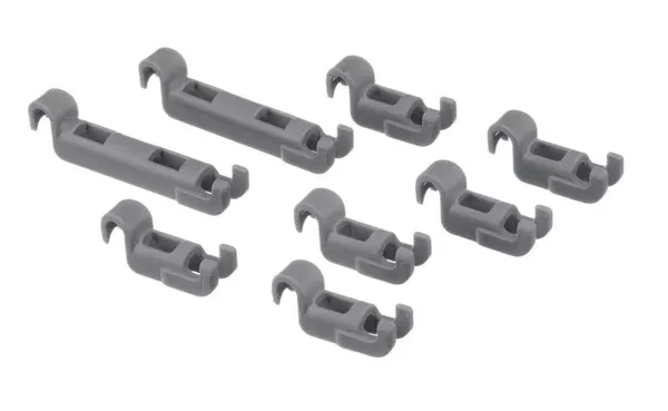 00611472 BOSCH DISHWASHER LOWER RACK LATCH CLIP KIT-