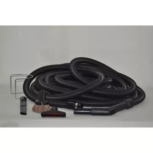 Central Vacuum Kit 50 FootStandard Black with tools