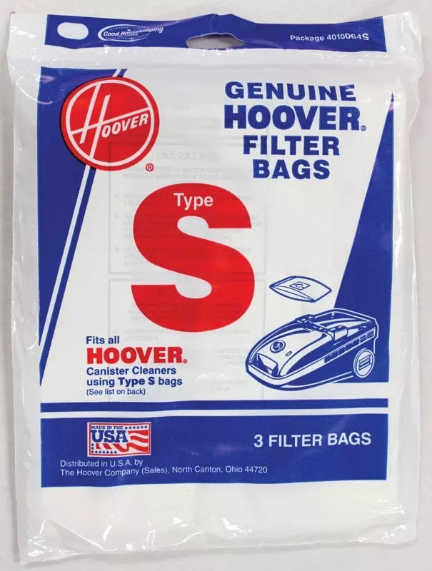 Hoover S VacuumBags 4010064S - Genuine - 3 pack