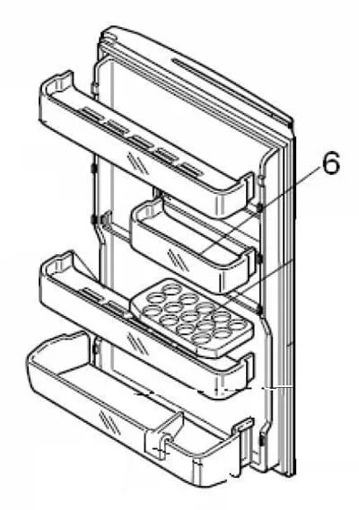 Mitsubishi Fridge Half Width Door Shelf - KIEP89119