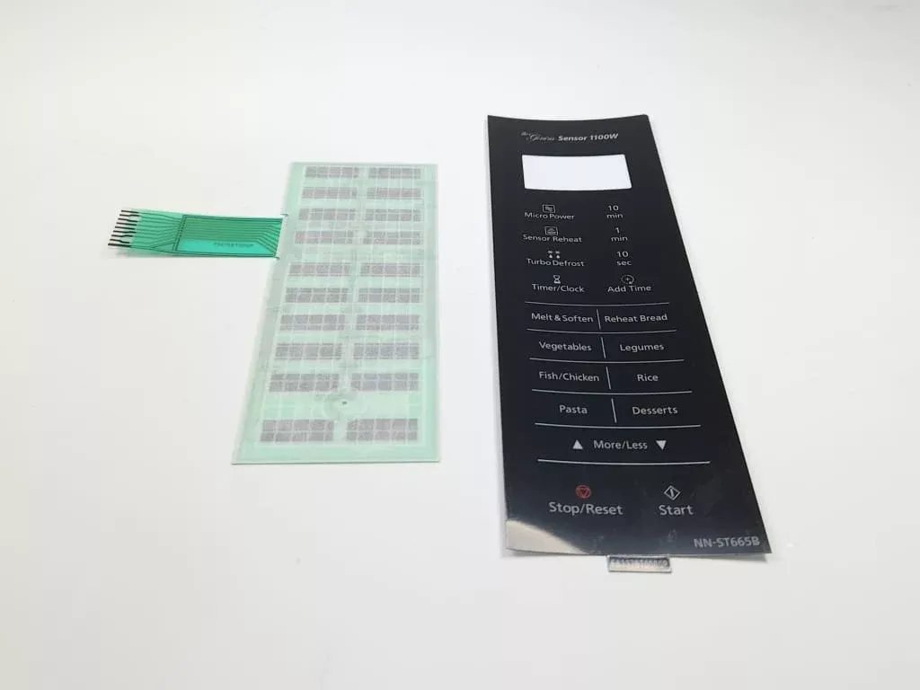 Panasonic Microwave Touch Pad Sticker & Membrane - F630YBT00BQP
