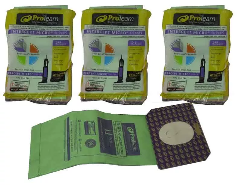 ProTeam Micro Filter Vacuum Bags 103483 30 Pack