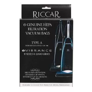 Riccar Genuine VibranceHEPA Type A Vacuum Bags - 6 Pack