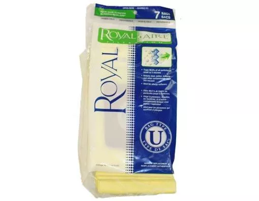Royal-Aire Genuine Type U Vacuum Bags-7 Pack