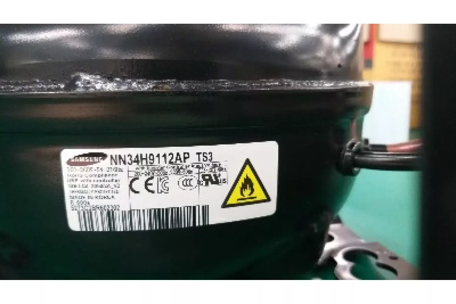 Samsung Refrigerator Compressor R-600A - NN34H9112APTS3