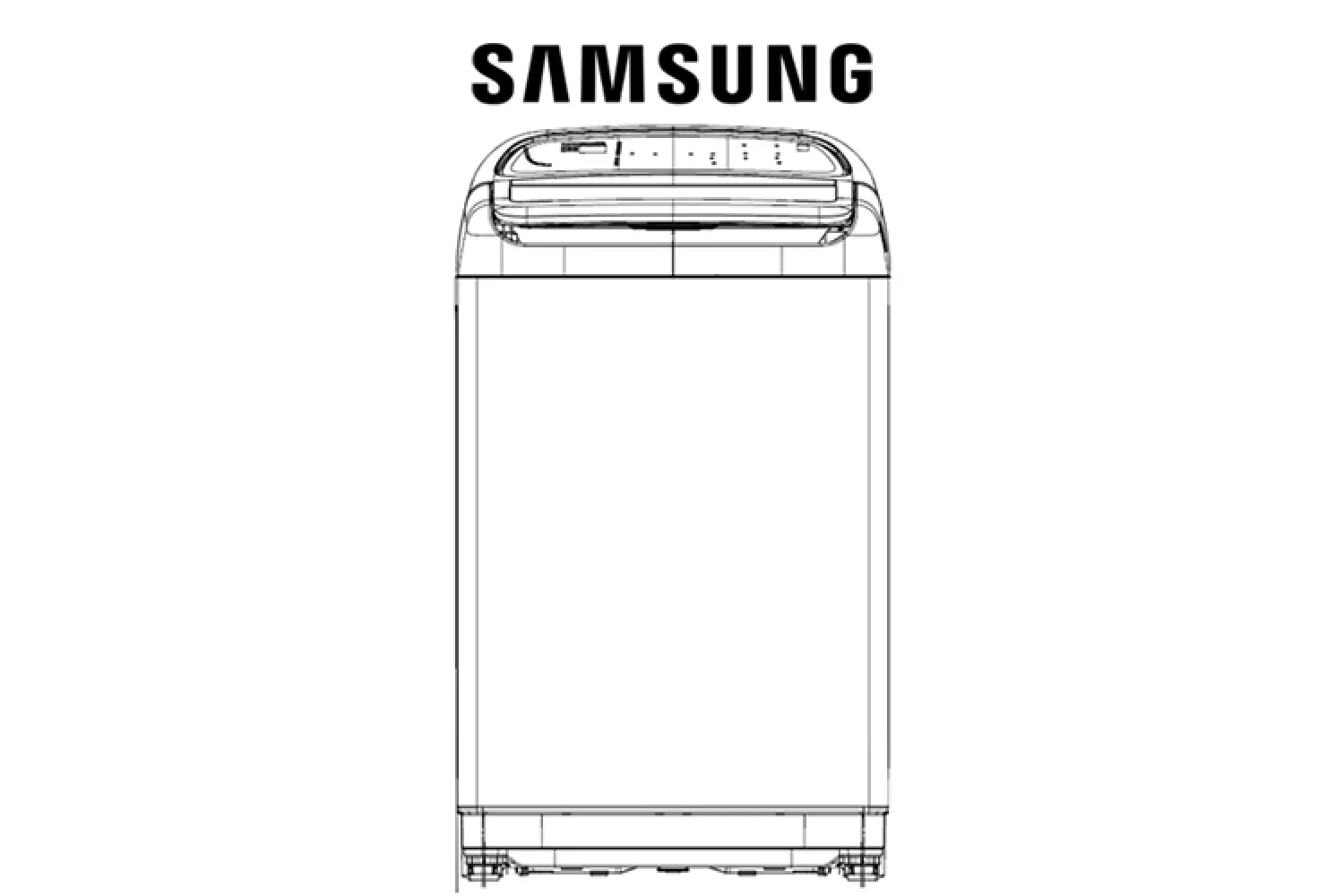 SAMSUNG Washing Machine Frame - DC61-02489A