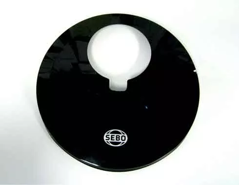 Sebo D4 Premium bag door cover - black